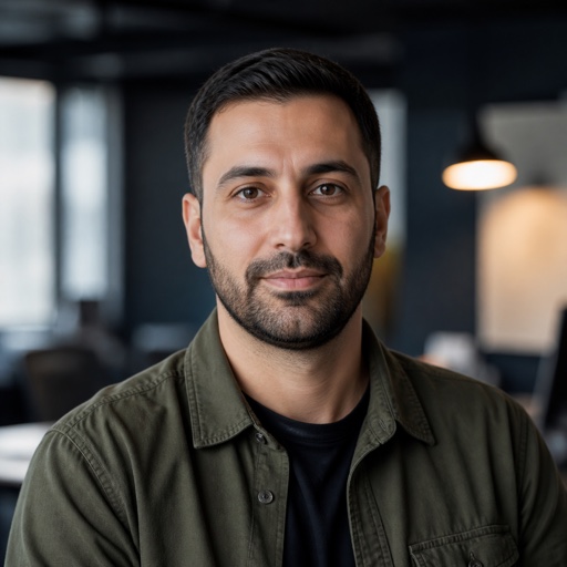 Technology company founder portrait