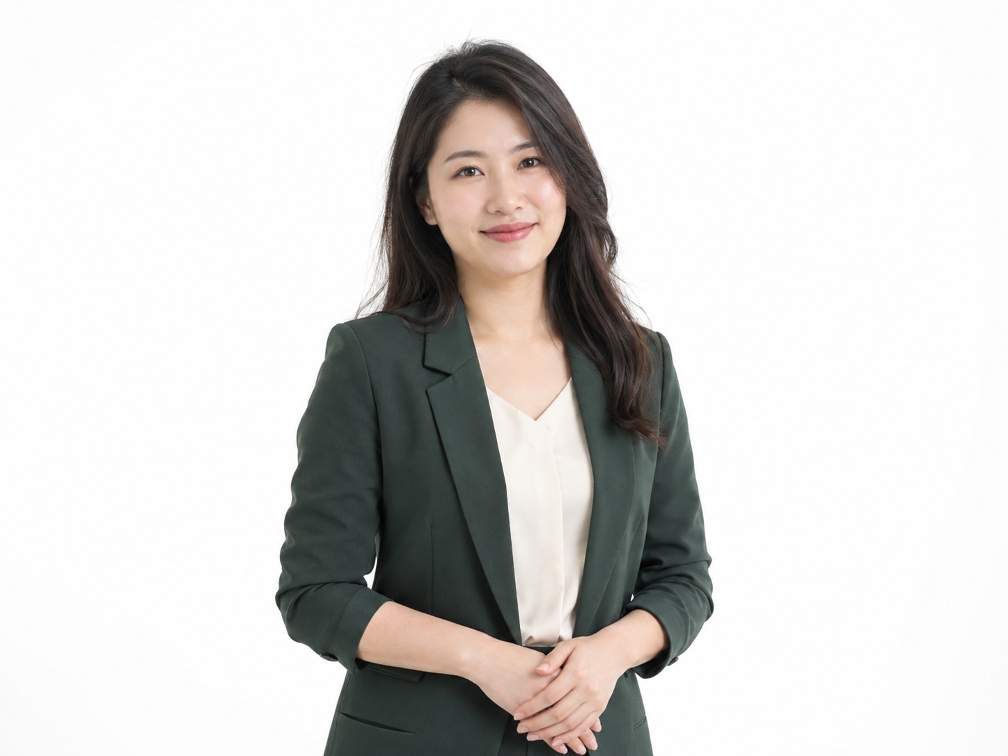 搜索广告优化师白底半身肖像